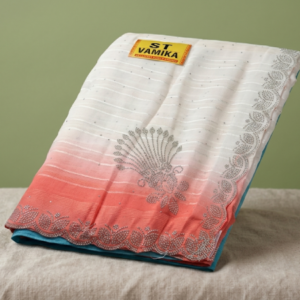 Fancy Lightweight Gorgette Crepe Fabric Sarees