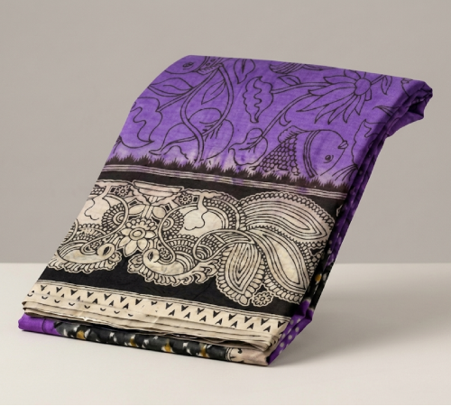 Semi Silk Saree Weave